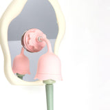 Maxbell Nail Polish Bottle Holder Nail Polish Stand for Manicure Fingernail Painting Pink