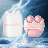 Maxbell Facial Ice Roller Massage Gua Sha for Whole Body for Men Women Cold Compress pink