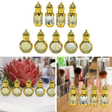 Maxbell Glass Roll on Bottles Beauty Personal Care Refillable Perfume Roller Bottles 4Pcs 6.8x2.5cm