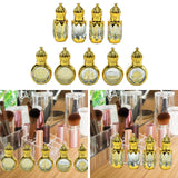 Maxbell Glass Roll on Bottles Beauty Personal Care Refillable Perfume Roller Bottles 4Pcs 6.8x2.5cm