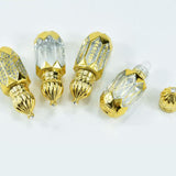 Maxbell Glass Roll on Bottles Beauty Personal Care Refillable Perfume Roller Bottles 4Pcs 6.8x2.5cm