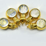 Maxbell Glass Roll on Bottles Beauty Personal Care Refillable Perfume Roller Bottles 5Pcs 6.1x3.6cm