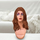 Maxbell Realistic Mannequin Head Showcase Manikin Head Bust for Hat Necklace Glasses Style C