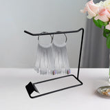 Maxbell Nail Fan Display Cards Holder Accessory for Salon Countertop 7.8x2.9x7.9inch Black