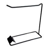 Maxbell Nail Fan Display Cards Holder Accessory for Salon Countertop 7.8x2.9x7.9inch Black