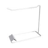 Maxbell Nail Fan Display Cards Holder Accessory for Salon Countertop 7.8x2.9x7.9inch White