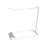 Maxbell Nail Fan Display Cards Holder Accessory for Salon Countertop 7.8x2.9x7.9inch White