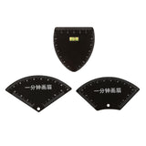 Maxbell Stainless Steel Eyebrow Stencil for Beginners Black Easy to Use Shaping Tool V Shape