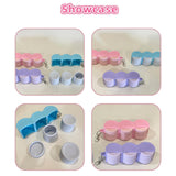 Maxbell Portable Empty Cosmetic Containers Silicone Cosmetic Lotion Bottles for Home Pink