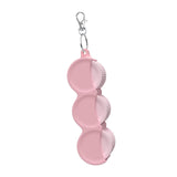 Maxbell Portable Empty Cosmetic Containers Silicone Cosmetic Lotion Bottles for Home Pink