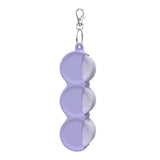 Maxbell Portable Empty Cosmetic Containers Silicone Cosmetic Lotion Bottles for Home Purple