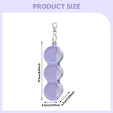 Maxbell Portable Empty Cosmetic Containers Silicone Cosmetic Lotion Bottles for Home Purple