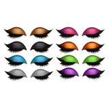 Maxbell 2 Pieces Lazy Eye Shadow Eyelash Patch Eye Makeup Stickers for All Eyeshapes Gold