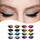 Maxbell 2 Pieces Lazy Eye Shadow Eyelash Patch Eye Makeup Stickers for All Eyeshapes Gold