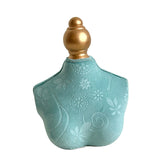 Maxbell Necklace Bust Display Stand Bedroom Gift for Women Necklace Mannequin Holder 18cmx22cm Short