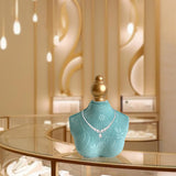 Maxbell Necklace Bust Display Stand Bedroom Gift for Women Necklace Mannequin Holder 18cmx22cm Short