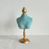 Maxbell Necklace Bust Display Stand Bedroom Gift for Women Necklace Mannequin Holder 16cmx36cm With High Base