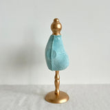 Maxbell Necklace Bust Display Stand Bedroom Gift for Women Necklace Mannequin Holder 16cmx36cm With High Base