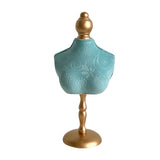 Maxbell Necklace Bust Display Stand Bedroom Gift for Women Necklace Mannequin Holder 16cmx36cm With High Base