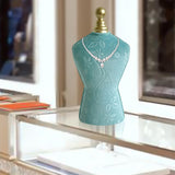 Maxbell Necklace Bust Display Stand Bedroom Gift for Women Necklace Mannequin Holder 18cmx34.5cm High