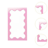 Maxbell Tabletop Makeup Mirror Vanity Table Mirror for Bedroom Bathroom Vanity Table Pink