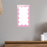 Maxbell Tabletop Makeup Mirror Vanity Table Mirror for Bedroom Bathroom Vanity Table Pink