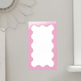 Maxbell Tabletop Makeup Mirror Vanity Table Mirror for Bedroom Bathroom Vanity Table Pink