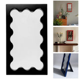 Maxbell Tabletop Makeup Mirror Vanity Table Mirror for Bedroom Bathroom Vanity Table Black