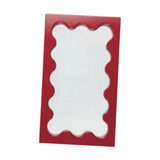 Maxbell Tabletop Makeup Mirror Vanity Table Mirror for Bedroom Bathroom Vanity Table Red