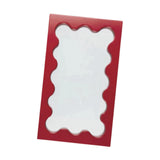 Maxbell Tabletop Makeup Mirror Vanity Table Mirror for Bedroom Bathroom Vanity Table Red