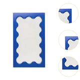 Maxbell Tabletop Makeup Mirror Vanity Table Mirror for Bedroom Bathroom Vanity Table Deep Blue