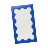 Maxbell Tabletop Makeup Mirror Vanity Table Mirror for Bedroom Bathroom Vanity Table Deep Blue