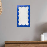 Maxbell Tabletop Makeup Mirror Vanity Table Mirror for Bedroom Bathroom Vanity Table Deep Blue