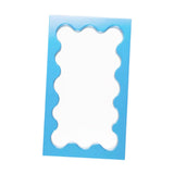 Maxbell Tabletop Makeup Mirror Vanity Table Mirror for Bedroom Bathroom Vanity Table Blue