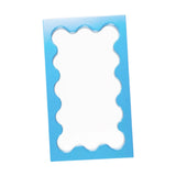 Maxbell Tabletop Makeup Mirror Vanity Table Mirror for Bedroom Bathroom Vanity Table Blue