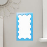 Maxbell Tabletop Makeup Mirror Vanity Table Mirror for Bedroom Bathroom Vanity Table Blue