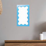 Maxbell Tabletop Makeup Mirror Vanity Table Mirror for Bedroom Bathroom Vanity Table Blue