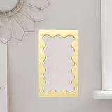 Maxbell Tabletop Makeup Mirror Vanity Table Mirror for Bedroom Bathroom Vanity Table White