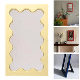 Maxbell Tabletop Makeup Mirror Vanity Table Mirror for Bedroom Bathroom Vanity Table White