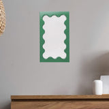 Maxbell Tabletop Makeup Mirror Vanity Table Mirror for Bedroom Bathroom Vanity Table Green