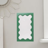 Maxbell Tabletop Makeup Mirror Vanity Table Mirror for Bedroom Bathroom Vanity Table Green