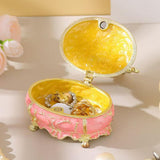 Maxbell Enameled Trinket Jewelry Box Tabletop Party Dressing Table Design Home Decor