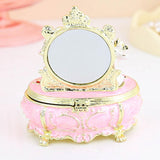 Maxbell Enameled Trinket Jewelry Box Tabletop Party Dressing Table Design Home Decor