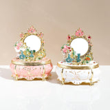 Maxbell Enameled Trinket Jewelry Box Tabletop Party Dressing Table Design Home Decor