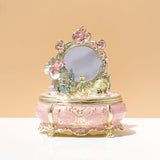 Maxbell Enameled Trinket Jewelry Box Tabletop Party Dressing Table Design Home Decor