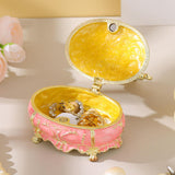 Maxbell Enameled Trinket Jewelry Box Tabletop Party Dressing Table Design Home Decor