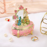 Maxbell Enameled Trinket Jewelry Box Tabletop Party Dressing Table Design Home Decor