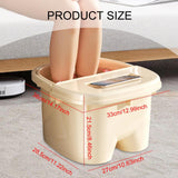 Maxbell Foot Soak Tub Household Convenient Portable with Handle Sturdy Foot SPA Bath S