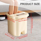Maxbell Foot Soak Tub Household Convenient Portable with Handle Sturdy Foot SPA Bath L