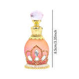 Maxbell Perfume Bottle Gifts Essential Oil Container for Ladies Women and Men Travel Red Crown